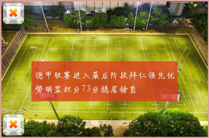 德甲联赛进入最后阶段拜仁领先优势明显积分73分稳居榜首