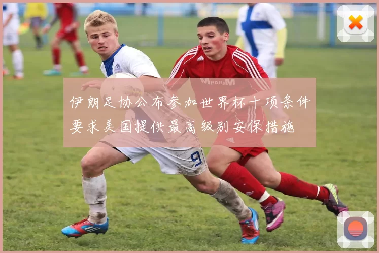 伊朗足协公布参加世界杯十项条件要求美国提供最高级别安保措施